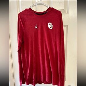 Jordan Red Long Sleeve Tee